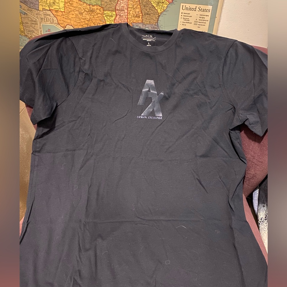 Armani exchange size large regular